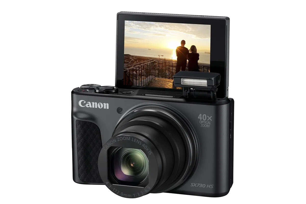 Canon - Cã¡Mara compacta powershot sx730 HS 20,3 MP Negra Kit