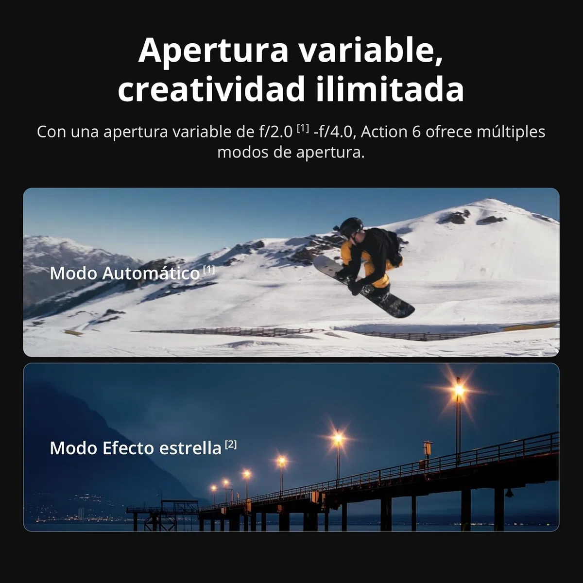 DJI Osmo Action 6 Pack Esencial, cámara acción 8K para Ciclismo de montaña
