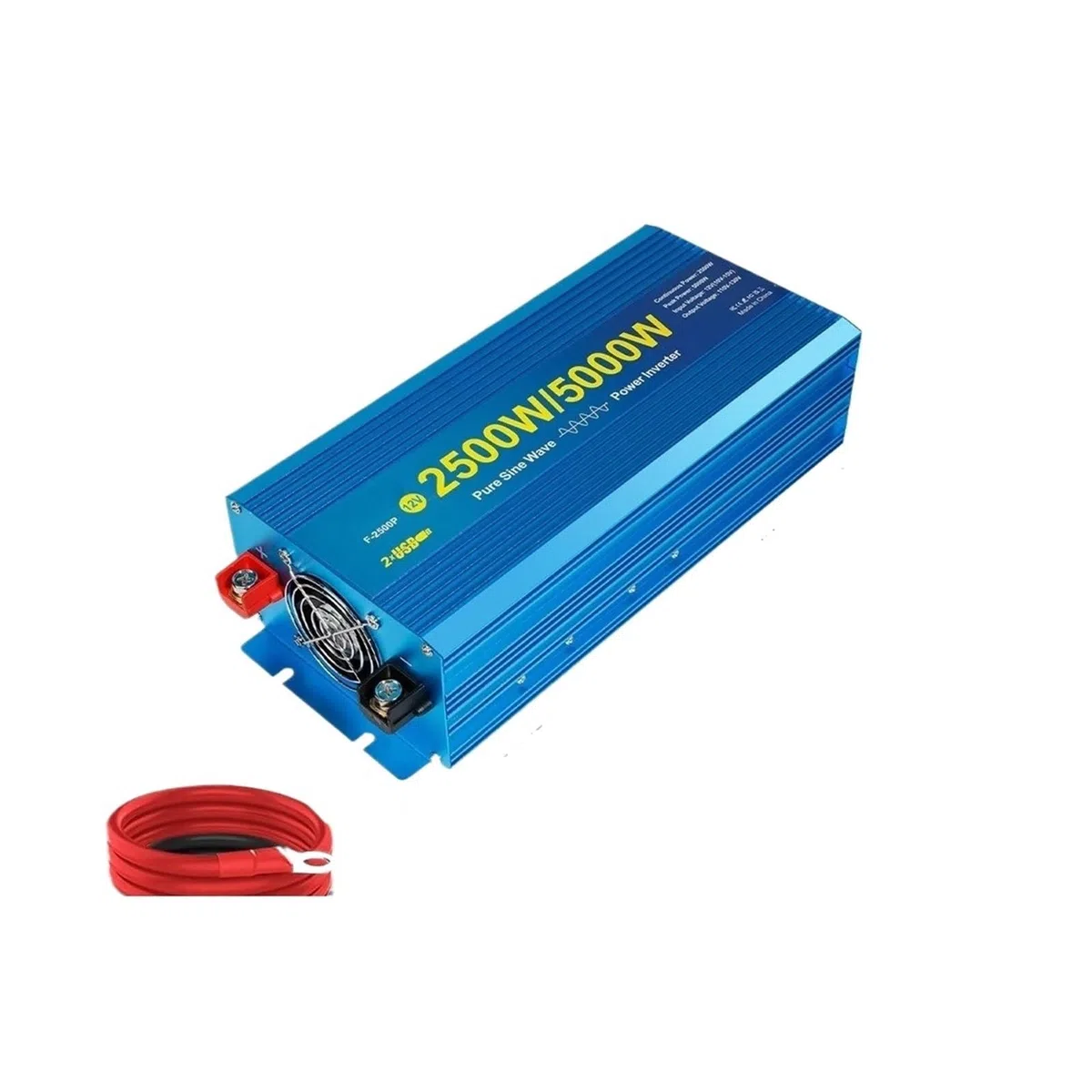 Convertidor Inversor Transformador Convertidor De Potencia De 60 Hz Inversor De Onda Sinusoidal Pura CC 12 V/24 V A CA 110 V Pantalla LED Inteligente para Coche/Caravana