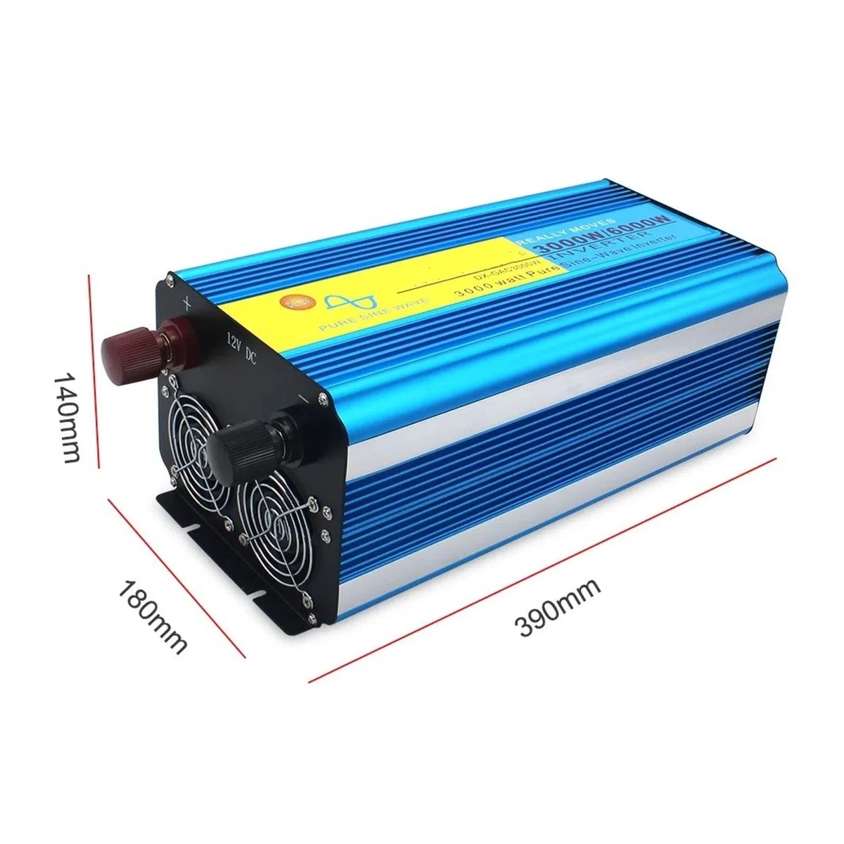Convertidor Inversor Transformador Inversor Onda Sinusoidal Pura 5000W/6000W/8000W CC 12V/24V A CA 220V/230V 60 Hz Pantalla LED Control Remoto Enchufe Europeo(8000W 12V 60Hz)