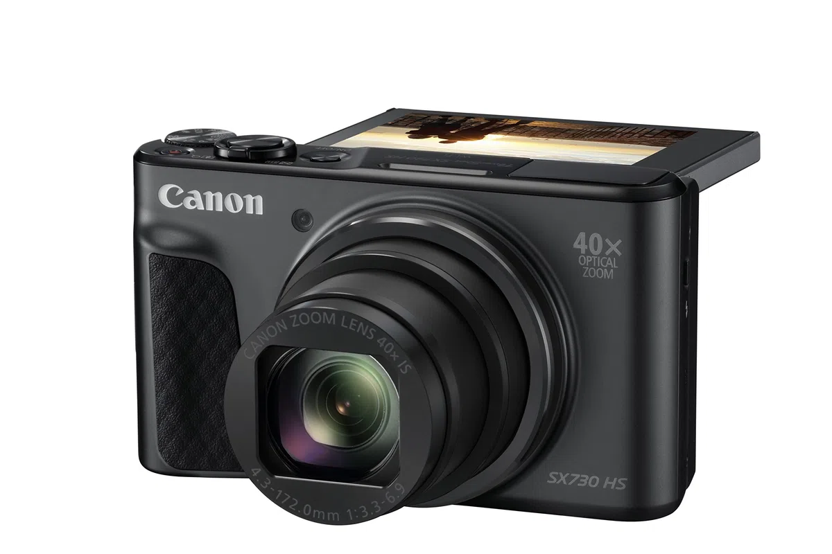 Canon - Cã¡Mara compacta powershot sx730 HS 20,3 MP Negra Kit