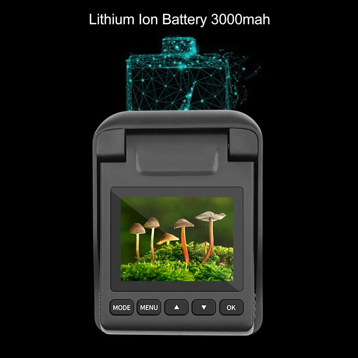 Akozon Cámara de Lapso de Tiempo, 4K 32MP Construcción para Exteriores Cámara de Lapso de Tiempo a Todo Color con Pantalla LCD de 2.0 Pulgadas Disparo Macro IP66 Disparo de