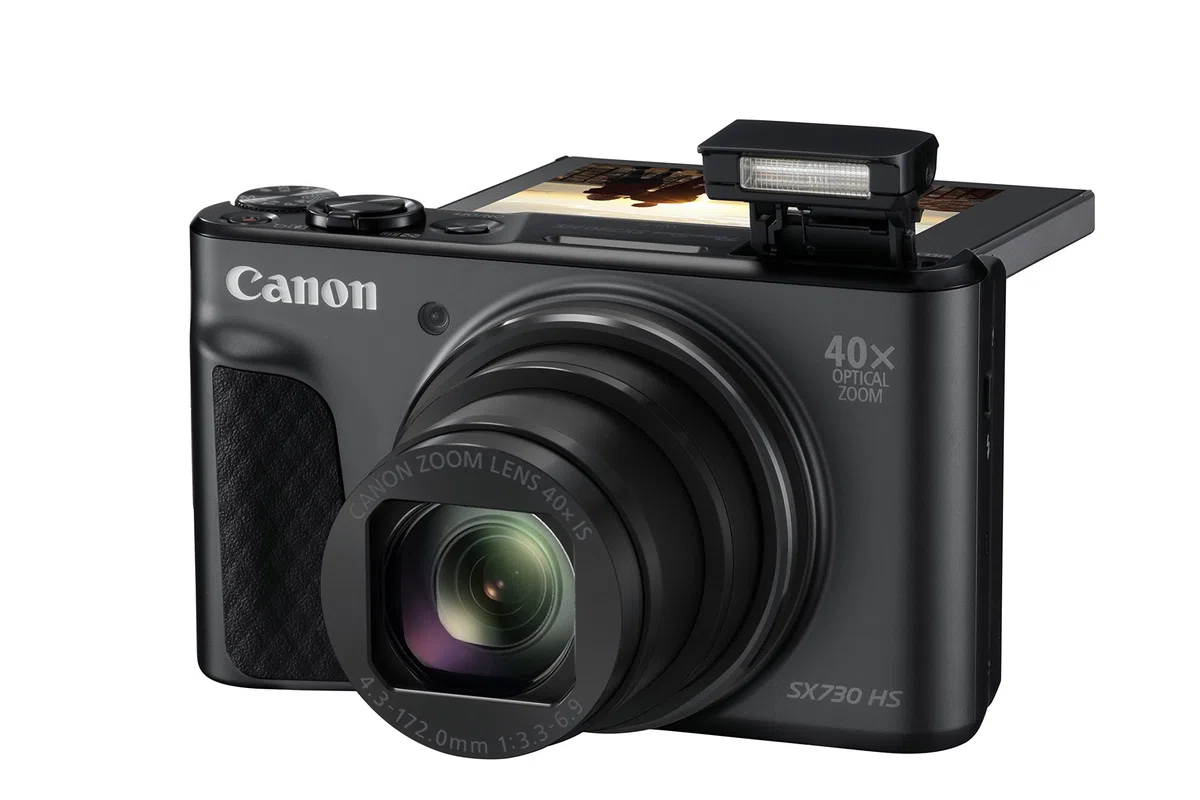 Canon - Cã¡Mara compacta powershot sx730 HS 20,3 MP Negra Kit