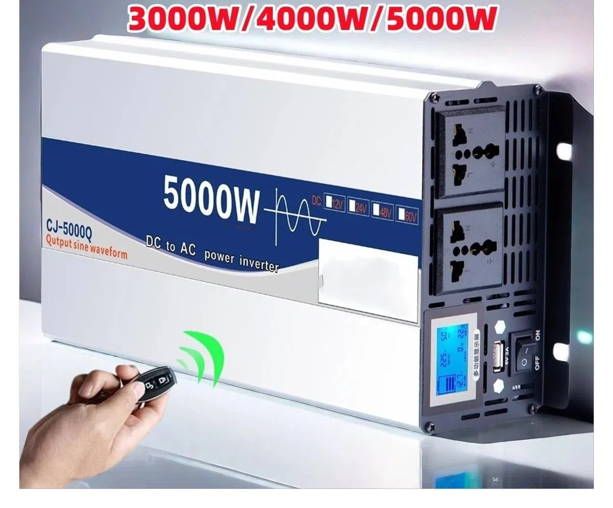 Convertidor inversor Corriente para Inversores Solares Energía Onda Sinusoidal Coche Pantalla LED USB 24V DC 12V 48V 60V 72V A CA 110V 220V 3000W 4000W 5000W