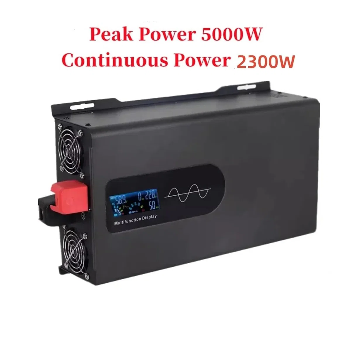 Inversor Onda Sinusoidal Pura 8000W 3000W 5000W 12000W 12 V 24 V 48 V 72 V 96 V A CA 220 V 110 V Convertidor Voltaje 50 Hz 60 Hz Portátil(72V,220V(60HZ),5000W)