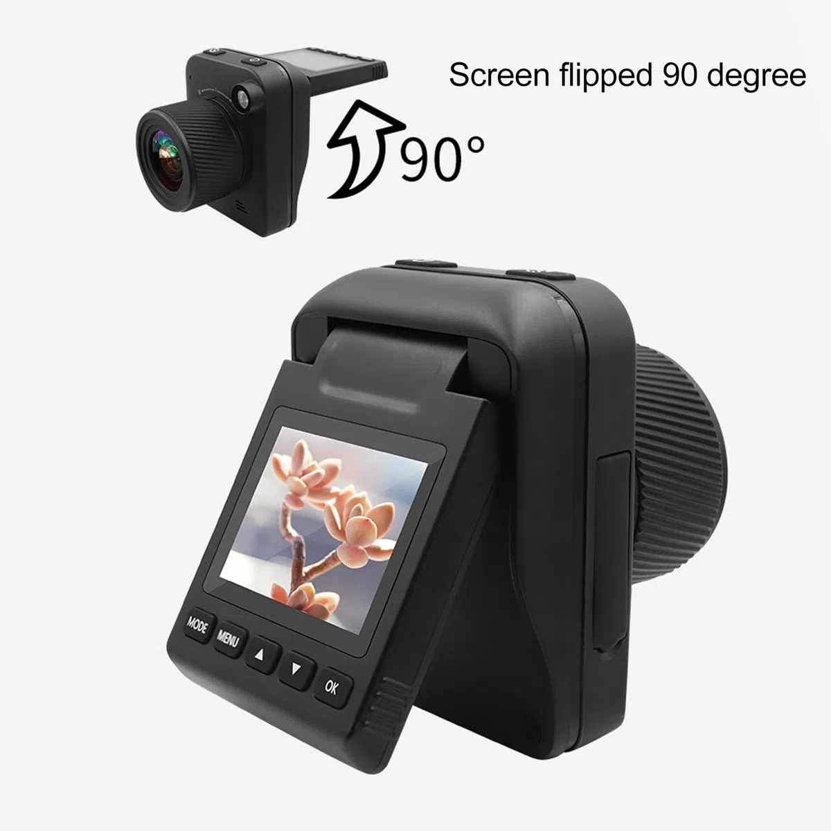 Akozon Cámara de Lapso de Tiempo, 4K 32MP Construcción para Exteriores Cámara de Lapso de Tiempo a Todo Color con Pantalla LCD de 2.0 Pulgadas Disparo Macro IP66 Disparo de