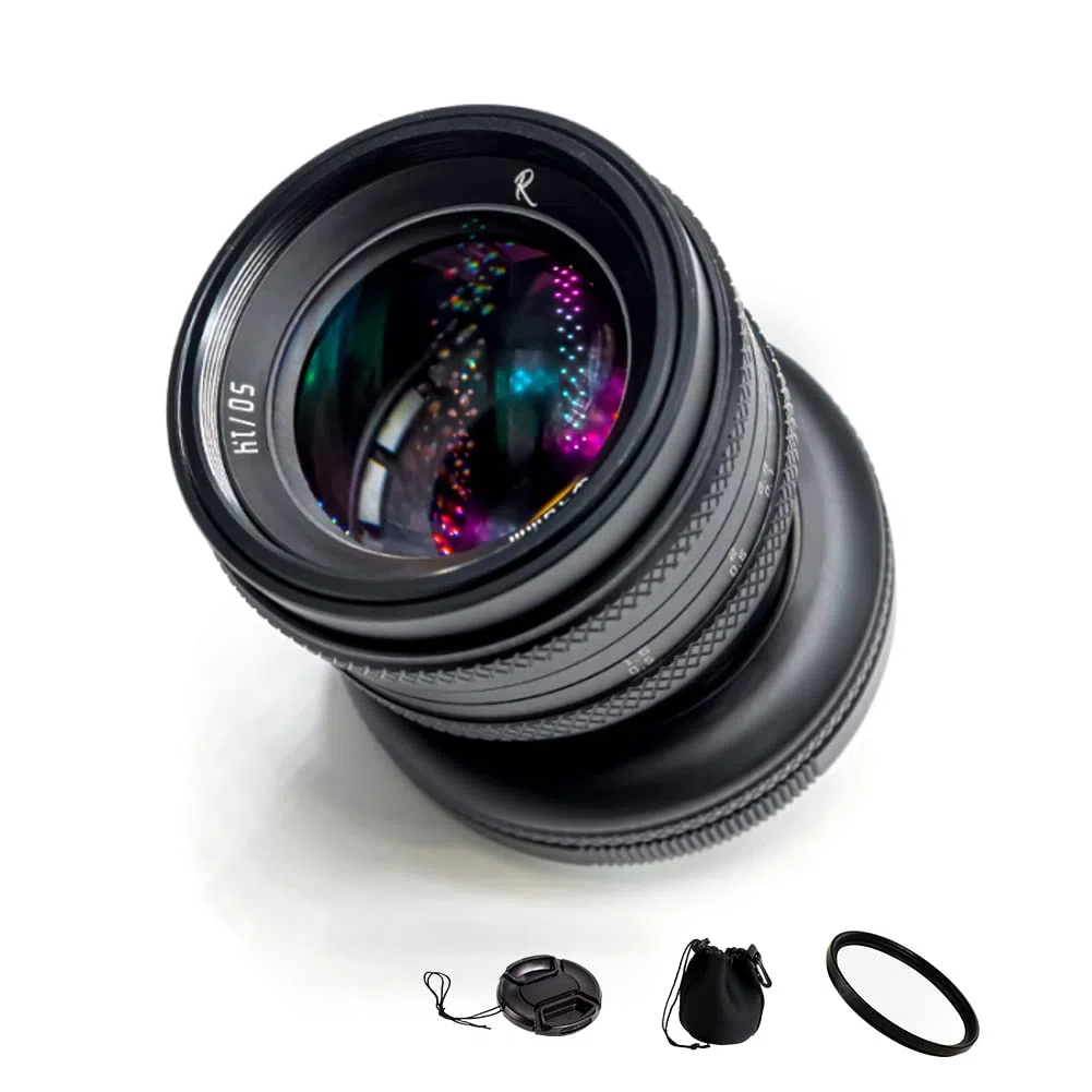 AstrHori 50mm F1.4 Marco completo Manual Focus Tilt 2 en 1 Modelo miniatura Efecto y lente de ranura de filtro para Sony E Mount Camera A6000 A6300 A6400 A9 A7MIII A7RII A7MIV A7C NEX-3N