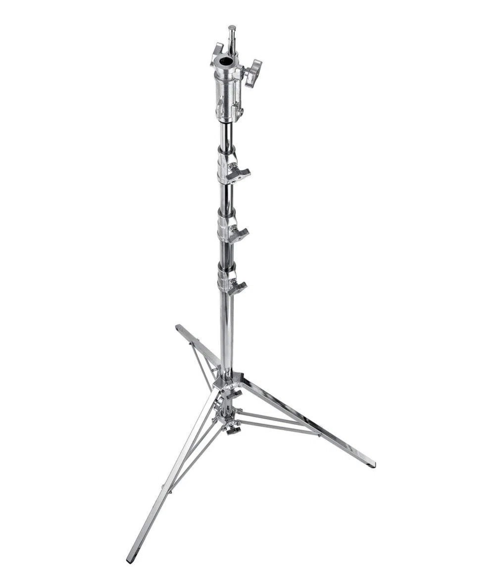 Manfrotto A1035CS - Trípode de 3 Patas (40 kg, 3 pies, 3,5 m, Plateado, 134 cm, 168 cm)