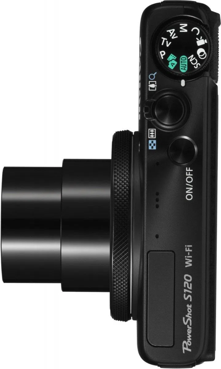 Canon PowerShot S120 - Cámara compacta de 12.1 Mp (pantalla de 3", zoom óptico 5x, estabilizador), negro