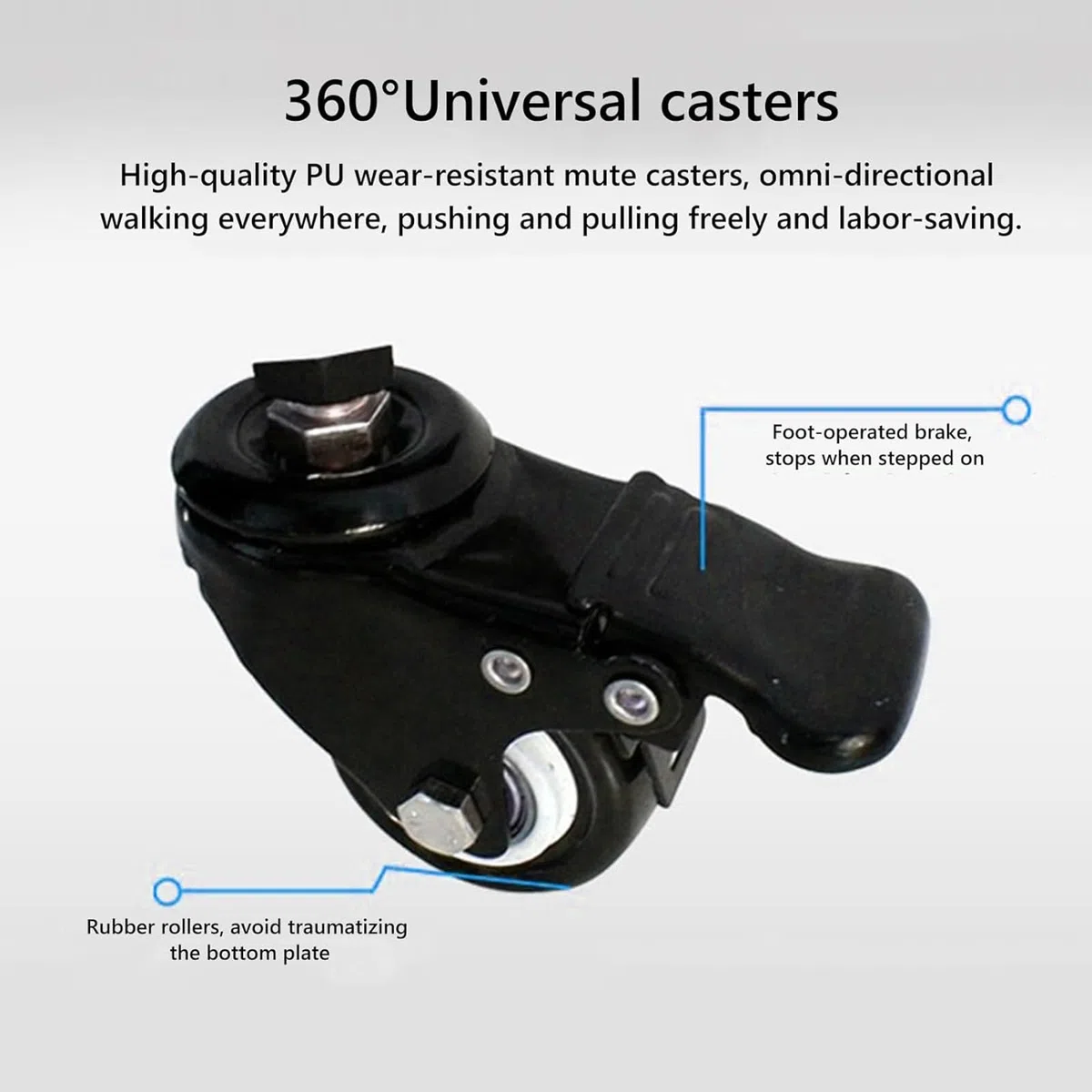 Soporte de Suelo portátil para TV - Soporte móvil con Ruedas para TV, para Pantallas Planas o Curvas de 32 a 65 Pulgadas, Soporte de Suelo para TV con Bandeja, VESA,