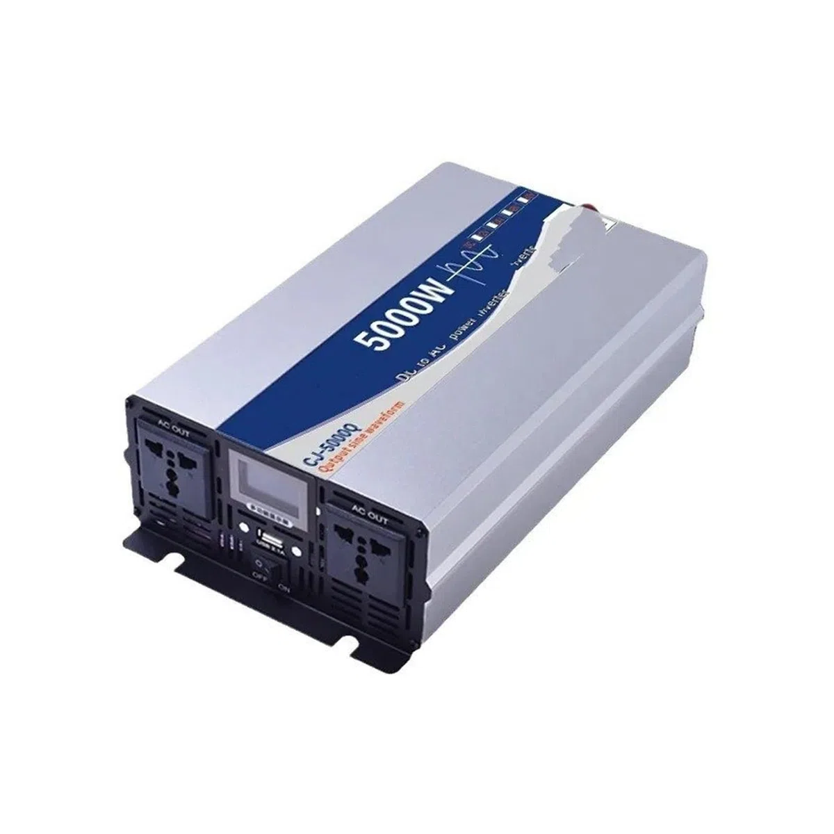 Convertidor inversor Corriente para Inversores Solares Energía Onda Sinusoidal Coche Pantalla LED USB 24V DC 12V 48V 60V 72V A CA 110V 220V 3000W 4000W 5000W
