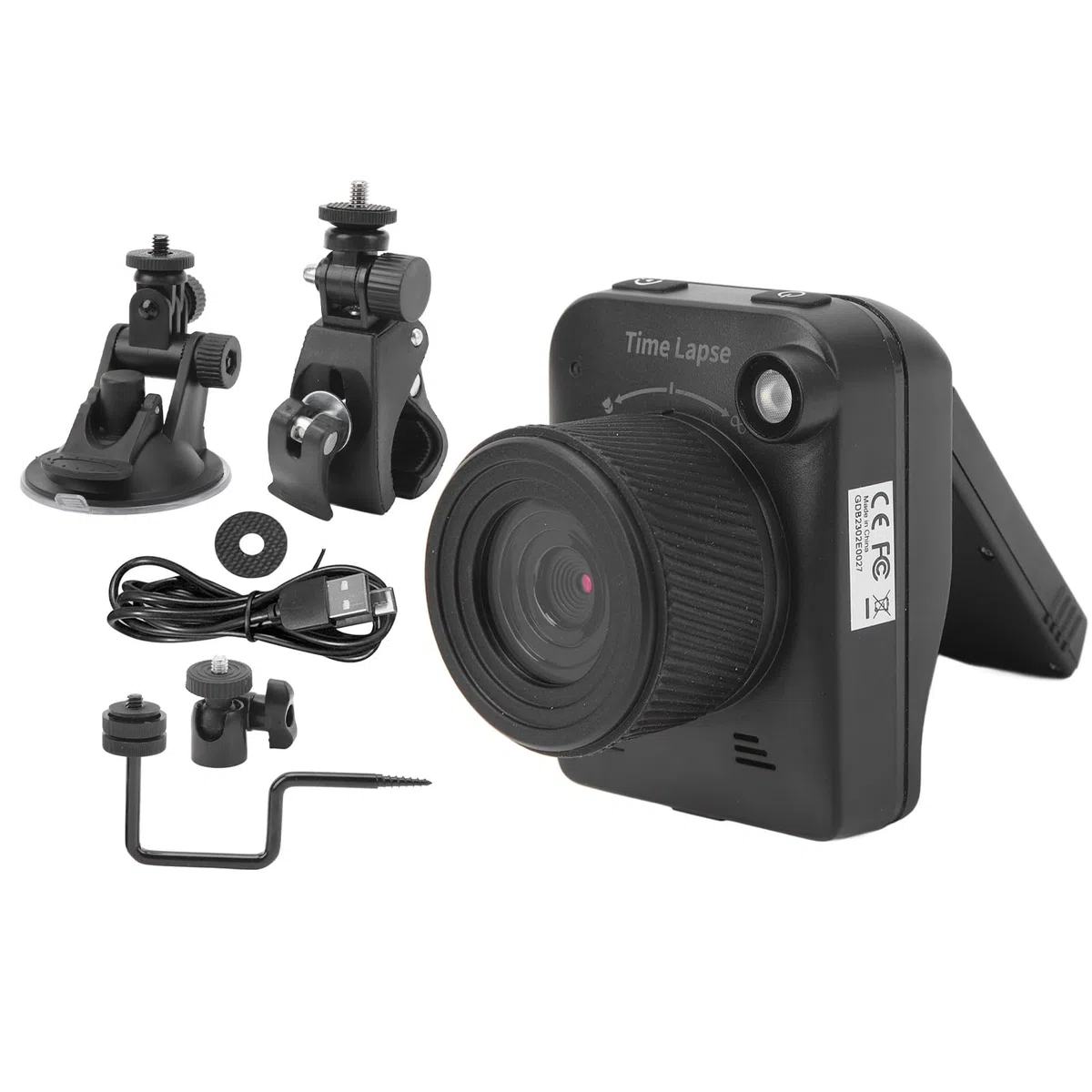 Akozon Cámara de Lapso de Tiempo, 4K 32MP Construcción para Exteriores Cámara de Lapso de Tiempo a Todo Color con Pantalla LCD de 2.0 Pulgadas Disparo Macro IP66 Disparo de