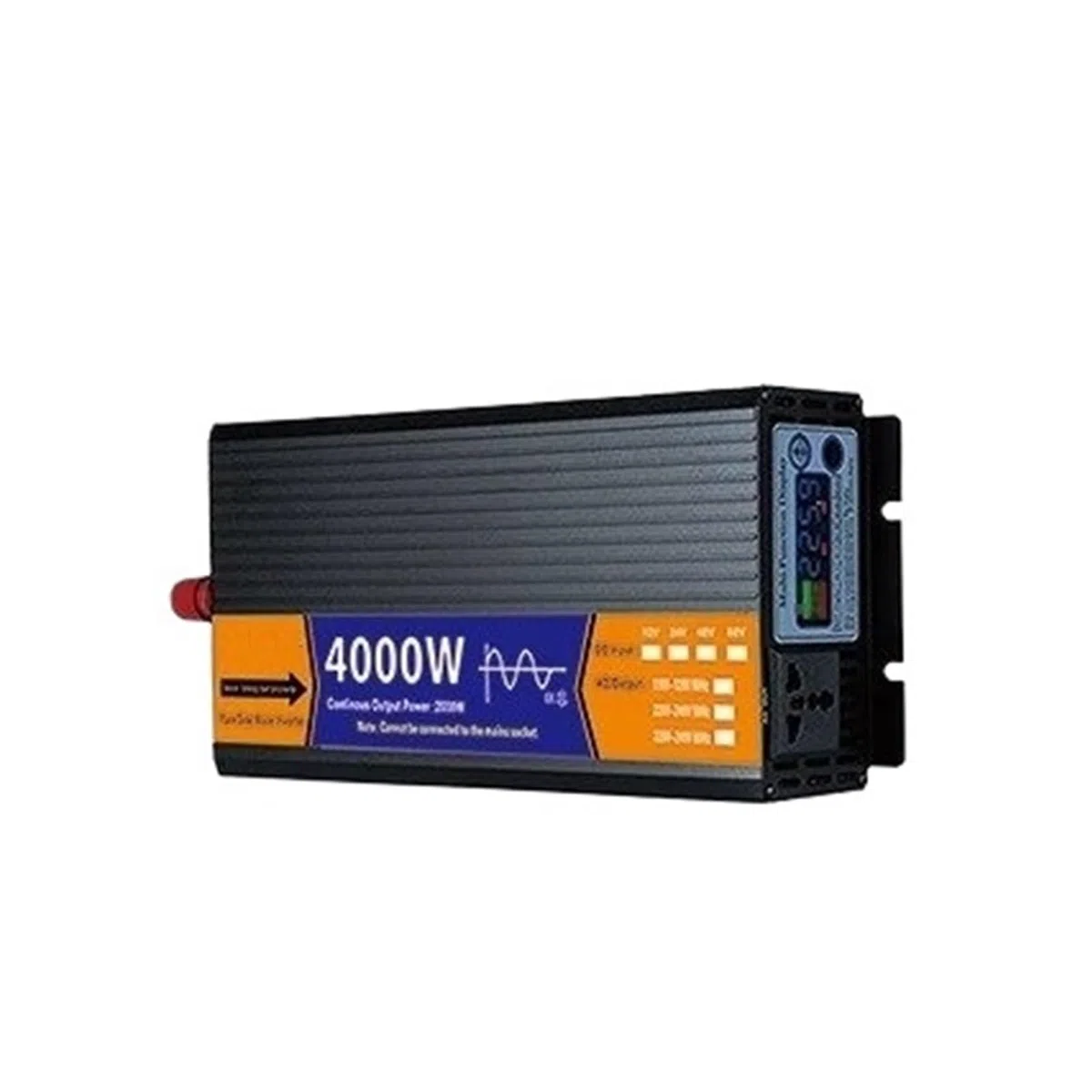 Inversor Onda Sinusoidal Pura con Transformador Voltaje Pantalla LCD Solar CC 12 V/24 V/48 V/60 V A CA 110 V/220 V 2000 W 3000 W 4000 W 5000 W(24V,220V-230V 50HZ,4000W)
