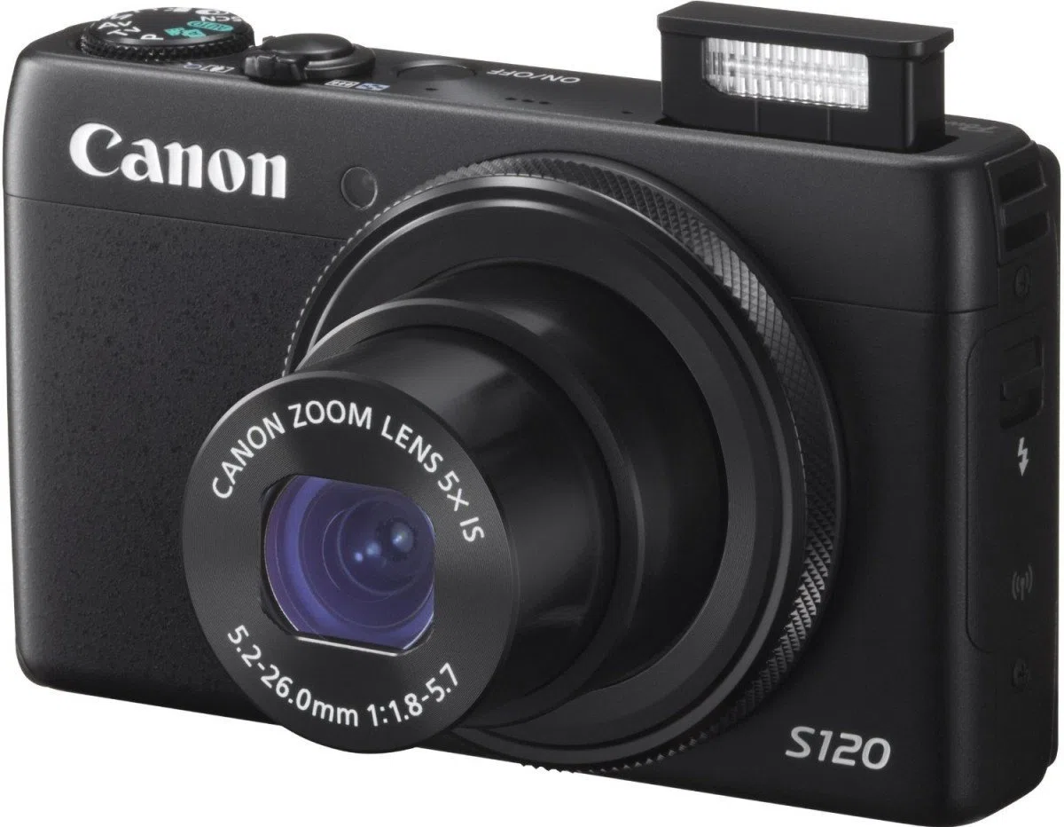 Canon PowerShot S120 - Cámara compacta de 12.1 Mp (pantalla de 3", zoom óptico 5x, estabilizador), negro