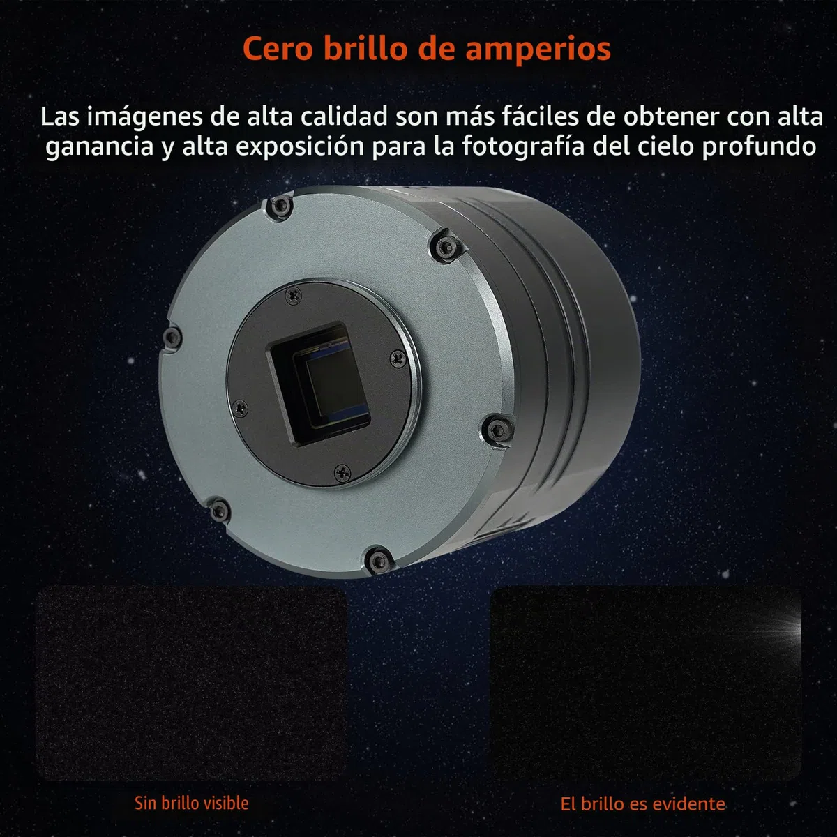 Svbony SV605CC Cámara Refrigerada Color, USB 3.0 con Sensor IMX533 Retroiluminado, Telescopios Oculares para Fotografía Astronómica Profesional de los Objetos de Cielo Profundo Planetas